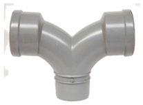 PVC Manchet Flex.Str T-stuk 90` 160mm mof/spie SN8 PVC Manchet Flex.Str T-stuk 90` 160mm mof/spie SN8